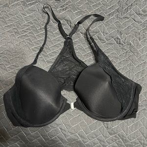 Black Racerback Bra Size 36B